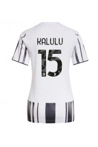 Juventus Pierre Kalulu #15 Voetbaltruitje Thuis tenue Dames 2025-26 Korte Mouw